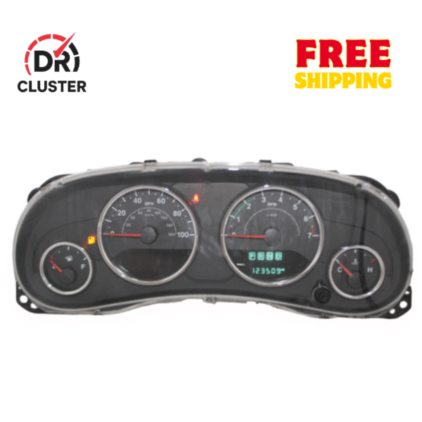 Jeep Wrangler 2011–2018 Speedometer Instrument Cluster (VIN & Mileage Programmed)