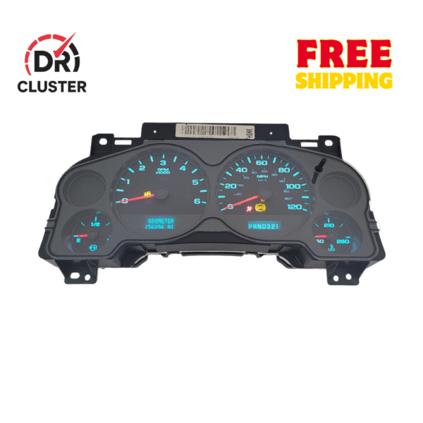 Chevrolet Silverado 1500 2007–2013 Instrument Panel Cluster (VIN & Mileage Programmed) DR.Cluster