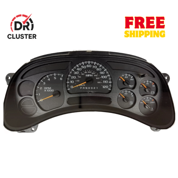 Chevrolet Silverado 1500 2003–2006 Instrument Panel Cluster (VIN & Mileage Programmed)|DR.clluster