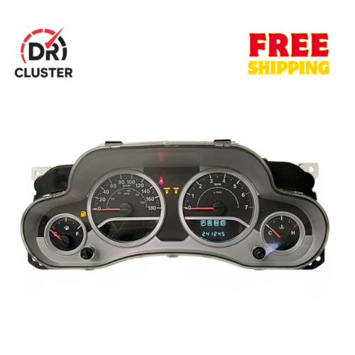 Jeep Wrangler 2007–2010 Speedometer Instrument Cluster (VIN & Mileage Programmed)